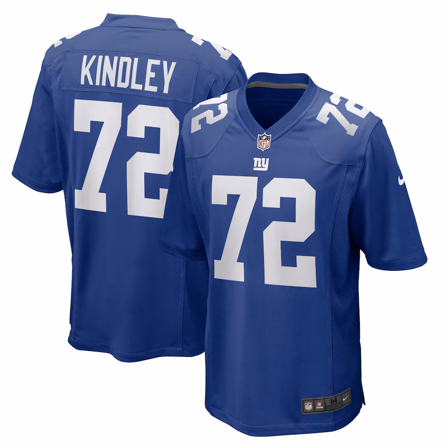 Men's New York Giants Solomon Kindley Nike Royal Home Game Player Jersey - Jersey
