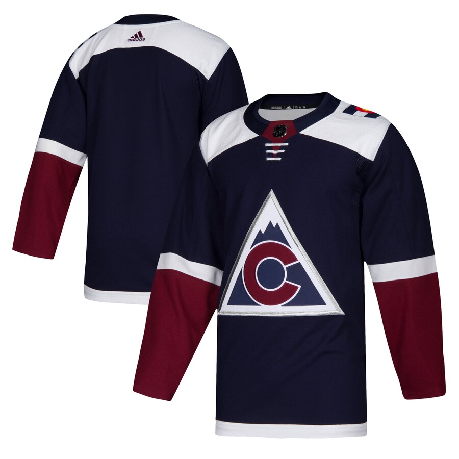 Men's Colorado Avalanche adidas Navy Alternate Authentic Jersey - Jersey