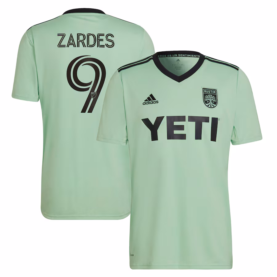 Men's Austin FC Gyasi Zardes adidas Mint 2023 The Sentimiento Kit Replica Player Jersey - Jersey