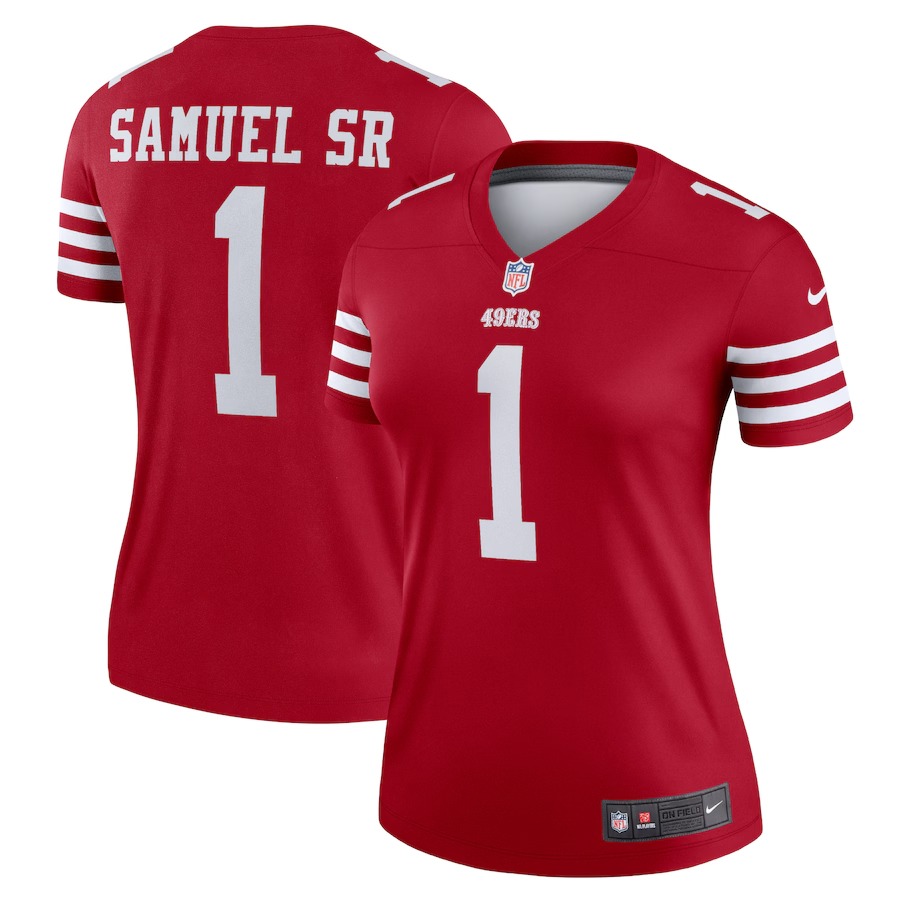 Women's San Francisco 49ers Deebo Samuel Sr Nike  Scarlet Legend Jersey - Jersey