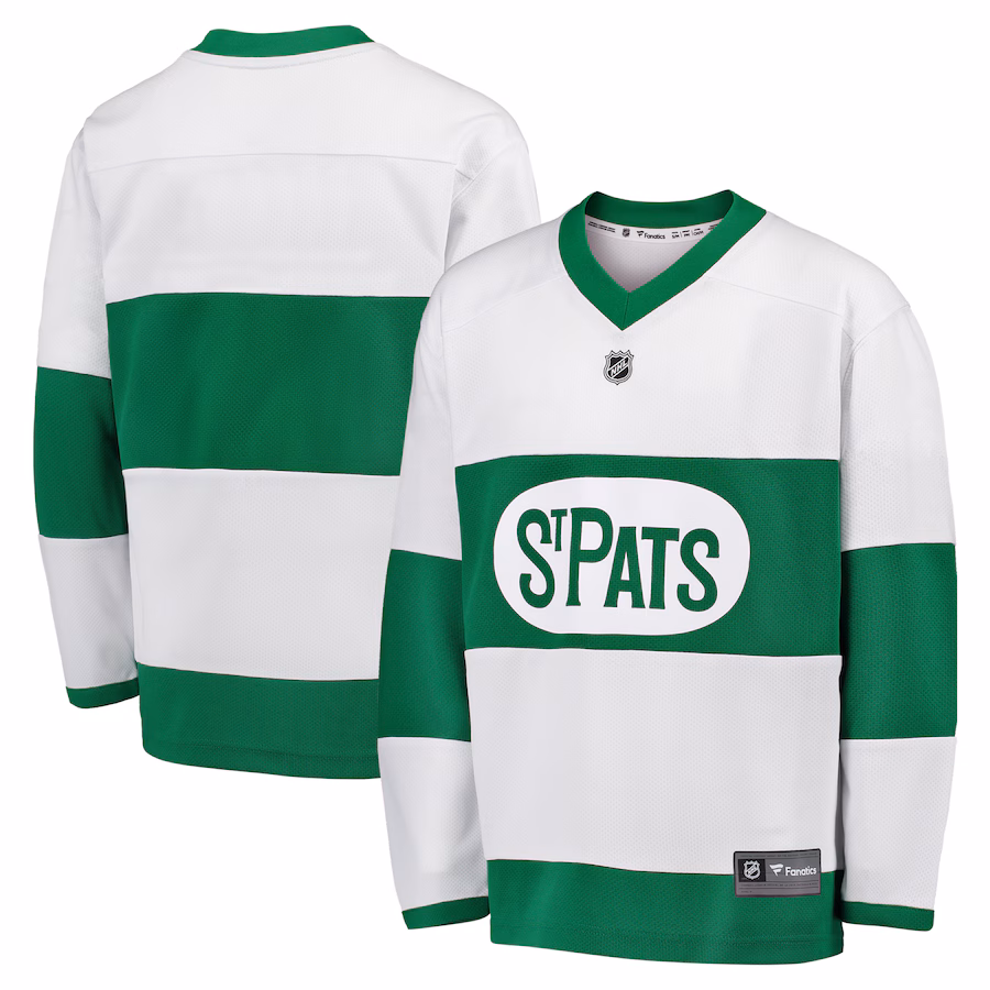 Youth Toronto Maple Leafs Fanatics White Away Replica Blank Jersey - Jersey