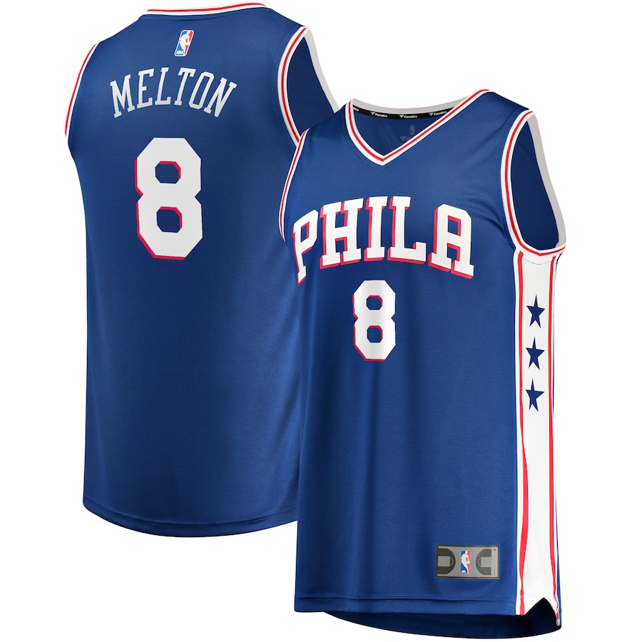 Men's Philadelphia 76ers De'Anthony Melton Fanatics Royal Fast Break Replica Jersey - Icon Edition - Jersey