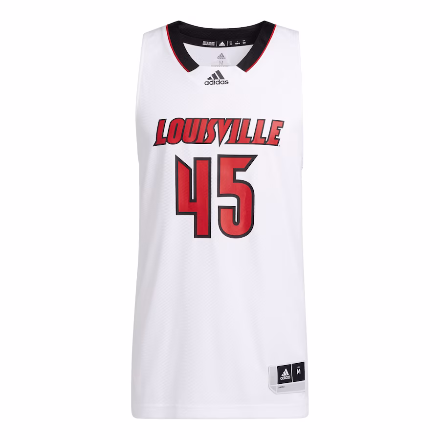 Louisville Cardinals adidas Swingman Basketball Jersey - White - Jersey