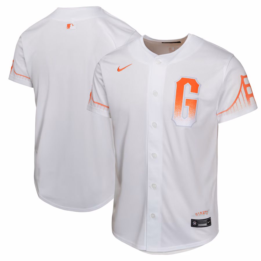 Youth San Francisco Giants  Nike White City Connect Limited Jersey - Jersey