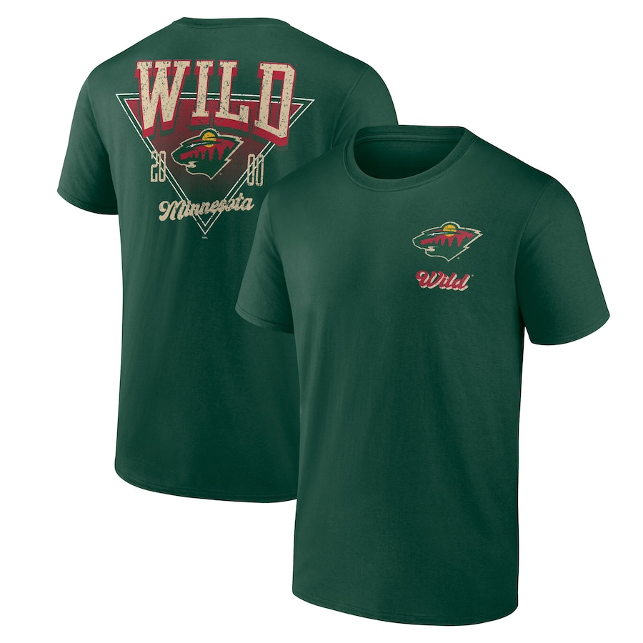 Men's Minnesota Wild Green Never Over T-Shirt - Jersey