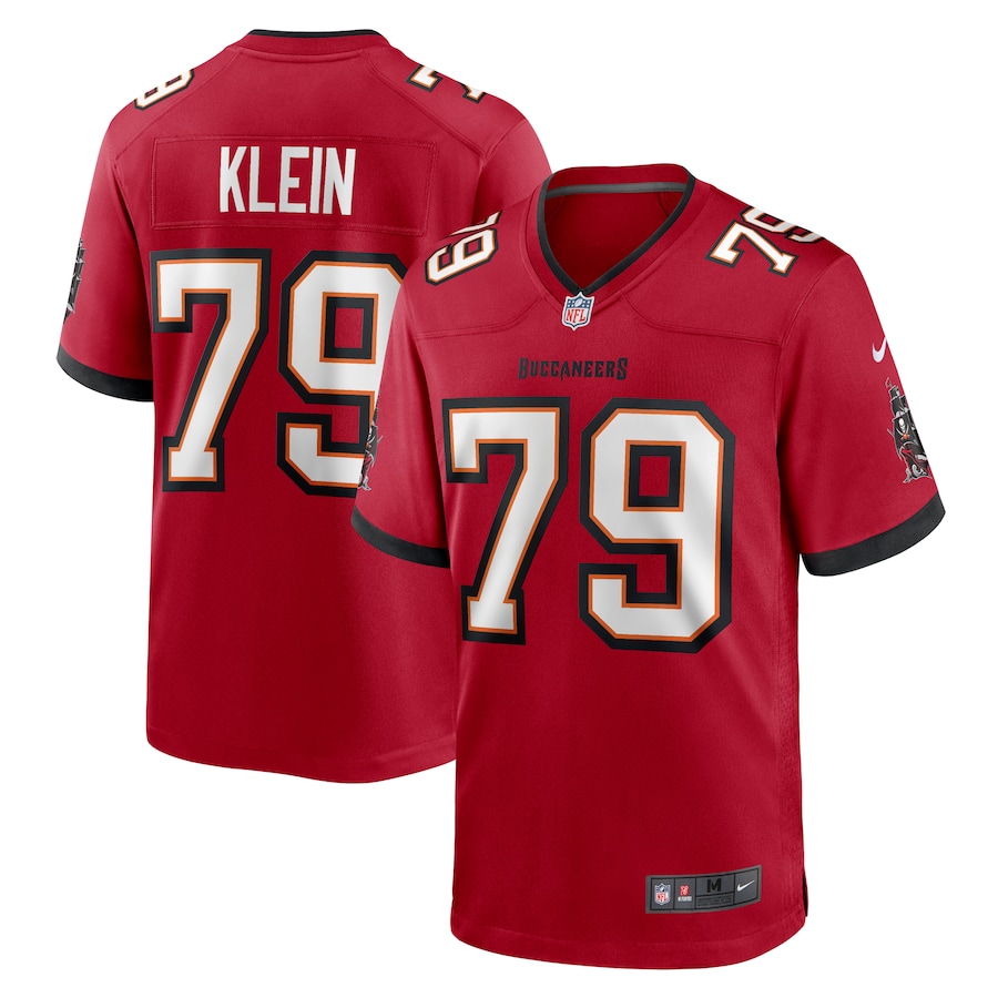 Men's Tampa Bay Buccaneers Elijah Klein Nike  Red  Game Jersey - Jersey