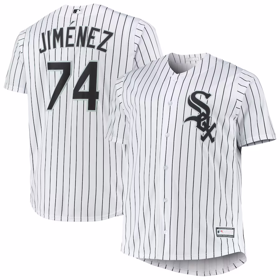 Men's Chicago White Sox Eloy Jimenez White Big & Tall Replica Player Jersey - Jersey