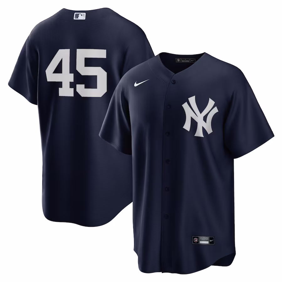 Men's New York Yankees Gerrit Cole Nike Navy Alternate Replica Player Name Jersey - Jersey