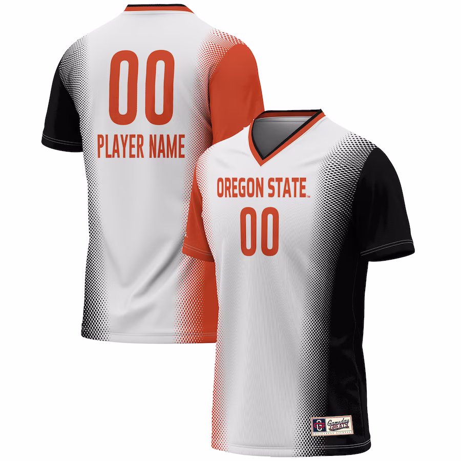 Oregon State Beavers GameDay Greats Youth NIL Pick-A-Player Lightweight Women's Soccer Jersey - White - Jersey