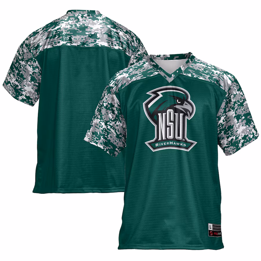 Northeastern State Riverhawks GameDay Greats Football Jersey - Green - Jersey