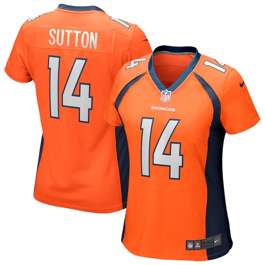 Women's Nike Courtland Sutton Orange Denver Broncos Game Jersey - Jersey