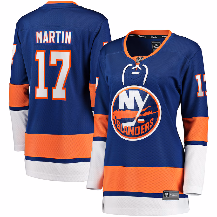 Women's New York Islanders Matt Martin Fanatics Royal Home Team Breakaway Player Jersey - Jersey