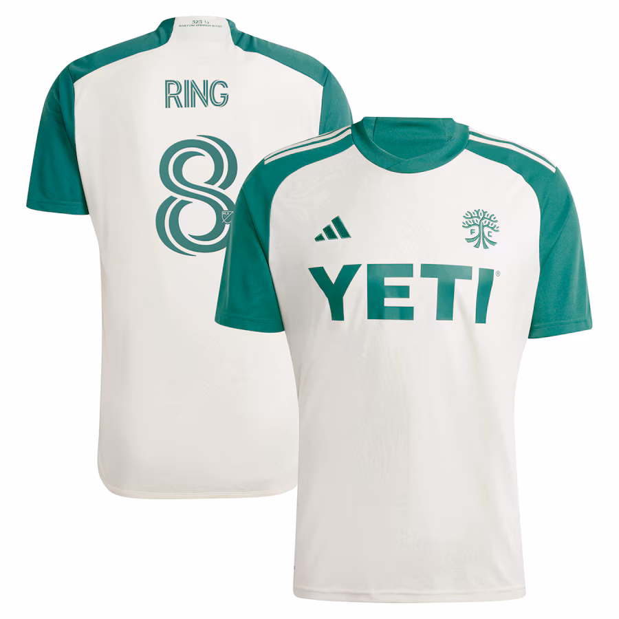 Men's Austin FC Alexander Ring adidas Tan 2024 The Armadillo Kit Replica Player Jersey - Jersey