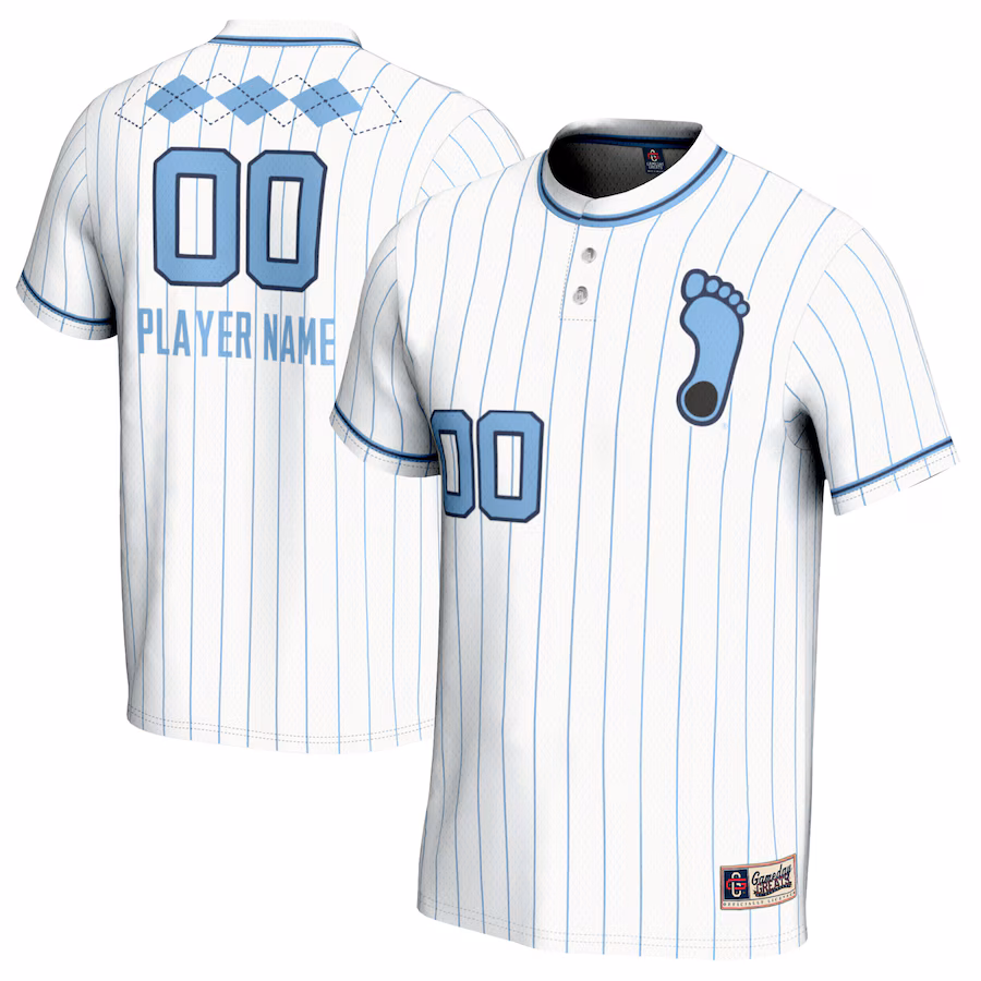 North Carolina Tar Heels GameDay Greats Youth NIL Pick-A-Player Lightweight Softball Jersey - White - Jersey