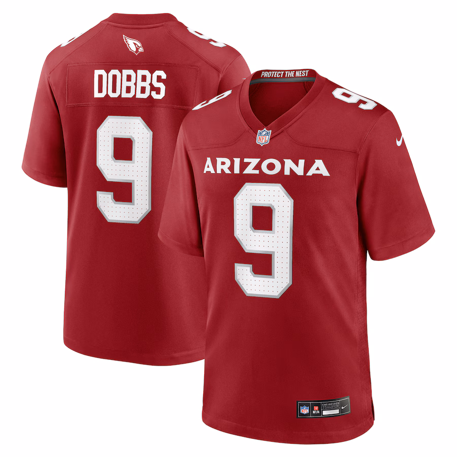 Men's Arizona Cardinals Joshua Dobbs Nike Cardinal Team Game Jersey - Jersey