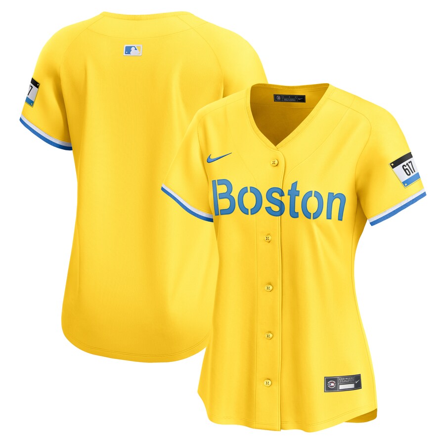 Women's Boston Red Sox  Nike Gold City Connect Limited Jersey - Jersey