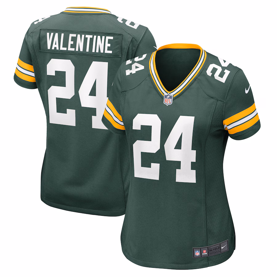 Women's Green Bay Packers Carrington Valentine Nike Green Game Jersey - Jersey
