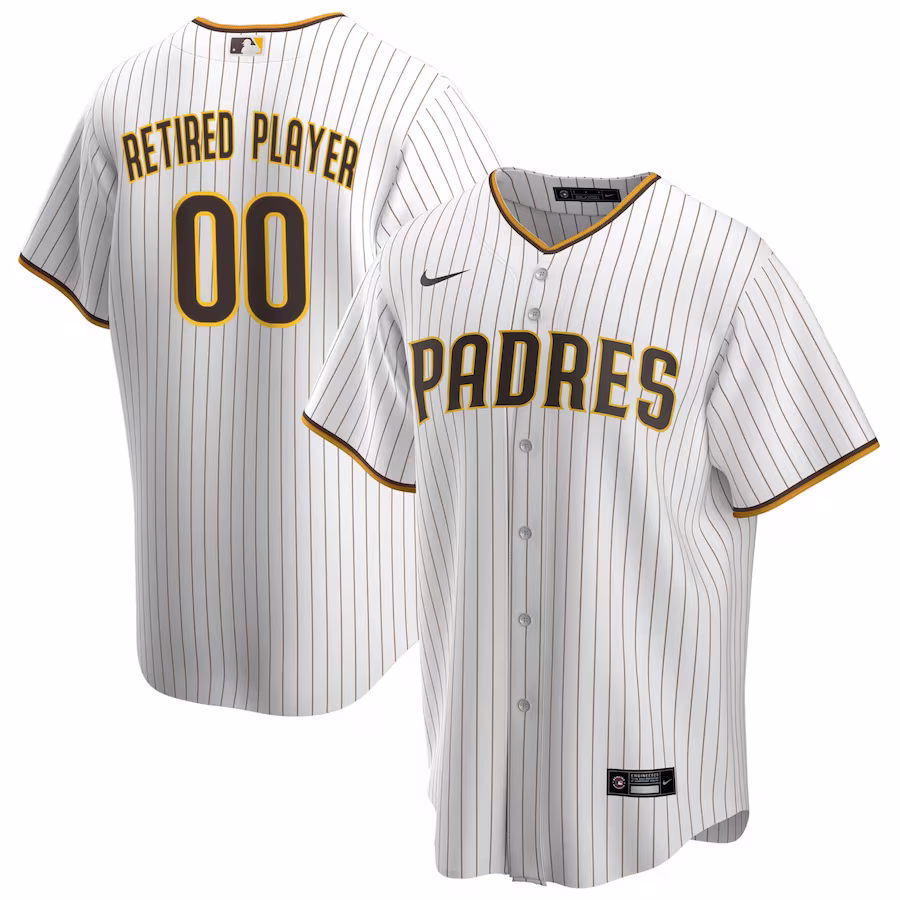 Men's San Diego Padres Nike White Home Pick-A-Player Retired Roster Replica Jersey - Jersey