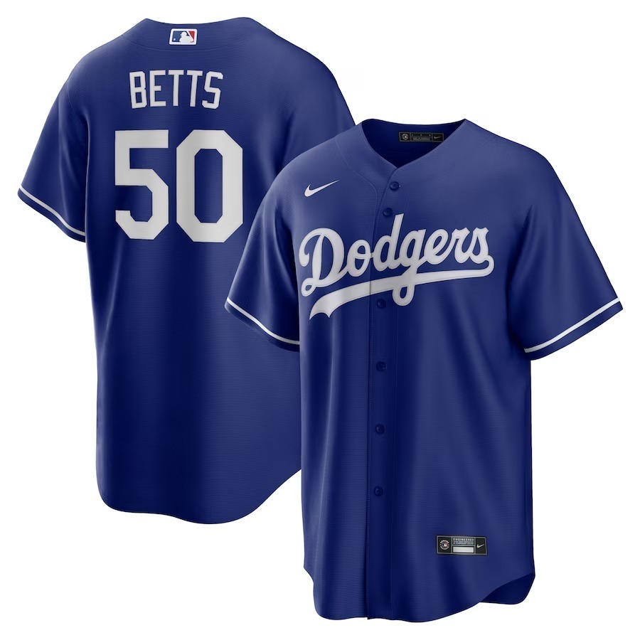 Men's Los Angeles Dodgers Mookie Betts Nike Royal Big & Tall Alternate Replica Player Jersey - Jersey