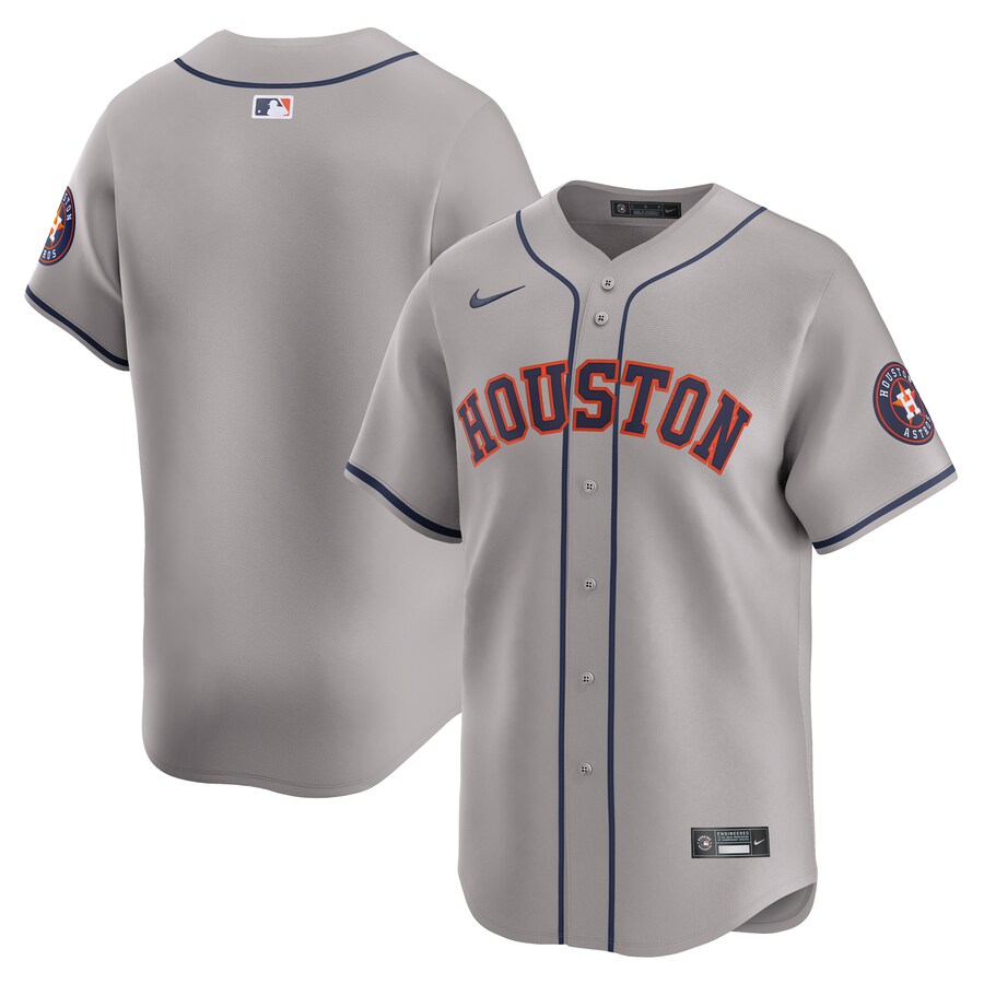 Men's Houston Astros  Nike Gray Away Limited Jersey - Jersey