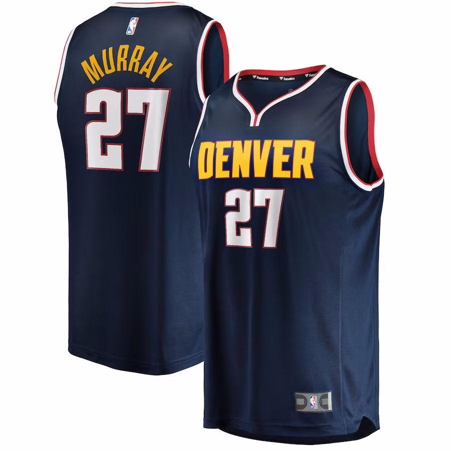 Youth Denver Nuggets Jamal Murray Fanatics Navy Fast Break Player Jersey - Icon Edition - Jersey