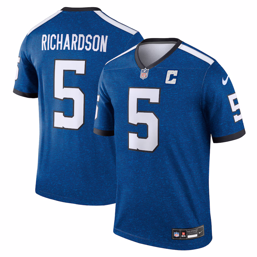 Men's Indianapolis Colts Anthony Richardson Nike Royal Alternate Legend Player Performance Top - Jersey