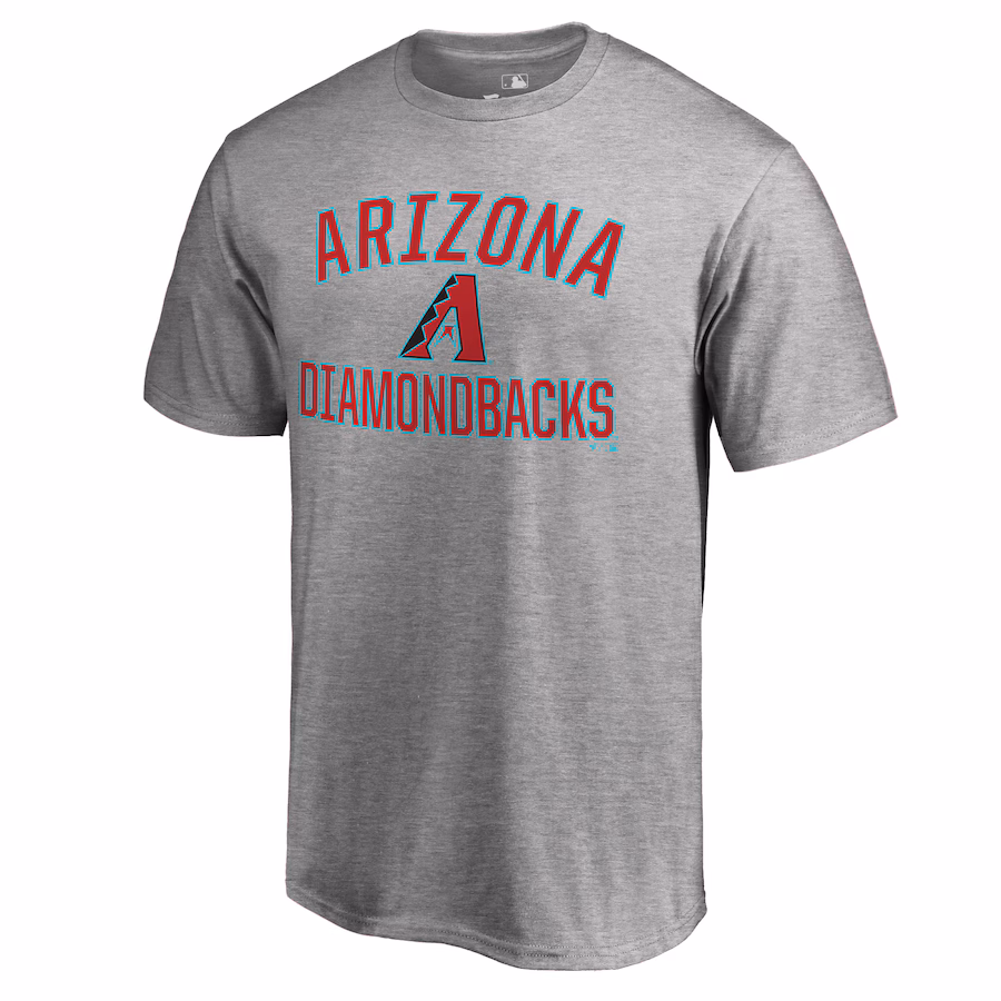 Men's Arizona Diamondbacks Ash Victory Arch T-Shirt - Jersey