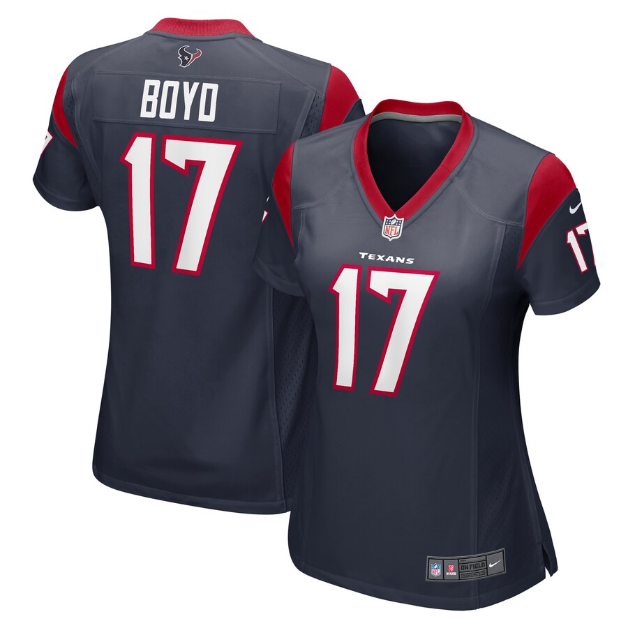 Women's Houston Texans Kris Boyd Nike  Navy  Game Jersey - Jersey