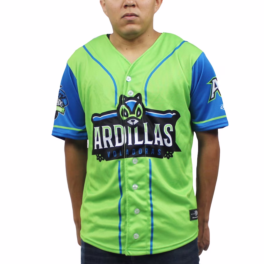 Men's Richmond Flying Squirrels Green/Blue Copa Replica Jersey - Jersey