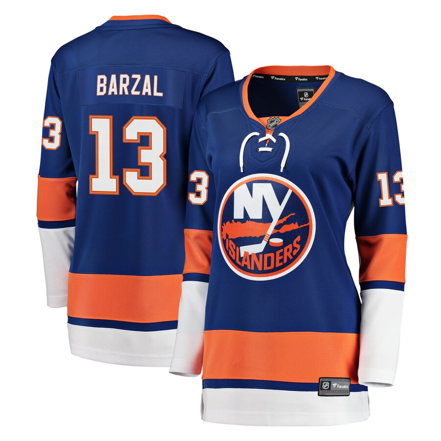 Women's New York Islanders Mathew Barzal Fanatics Branded Royal Breakaway Player Jersey - Jersey