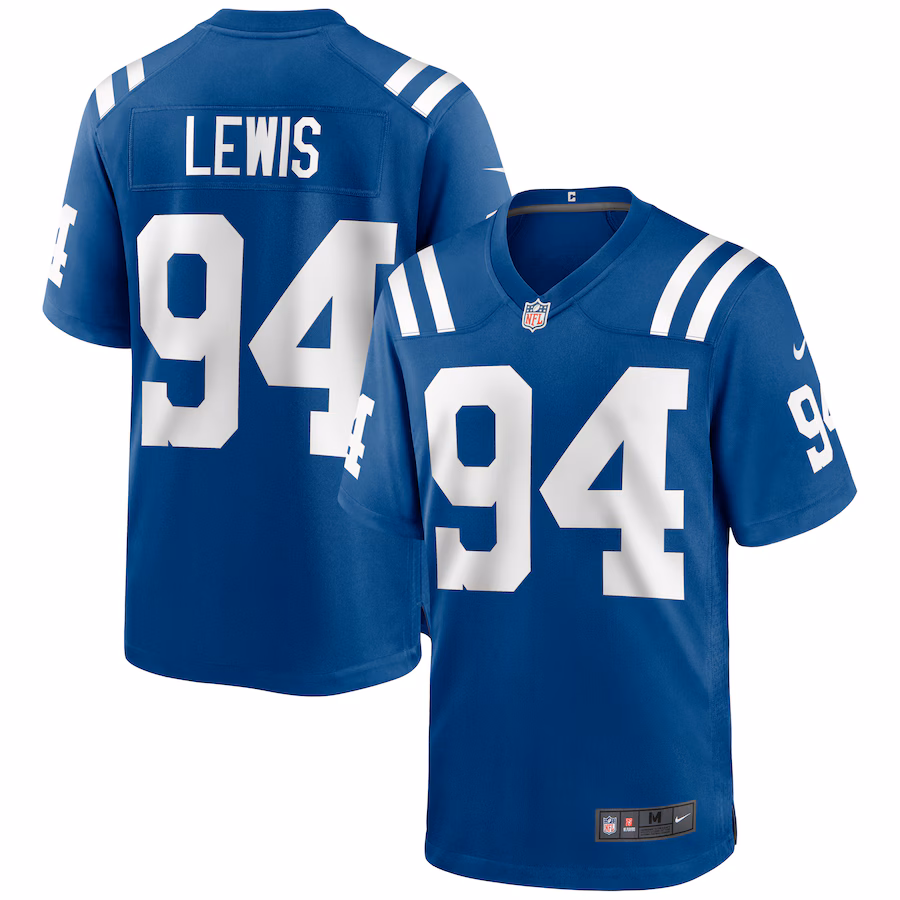 Men's Indianapolis Colts Tyquan Lewis Nike Royal Game Jersey - Jersey