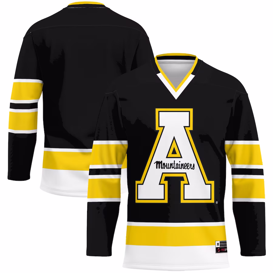 Appalachian State Mountaineers GameDay Greats Hockey Jersey - Black - Jersey