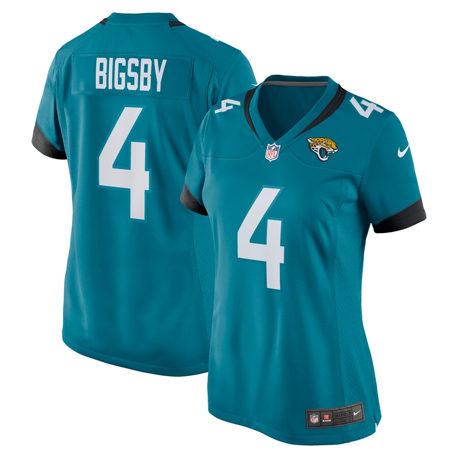 Women's Jacksonville Jaguars Tank Bigsby Nike Teal Game Jersey - Jersey