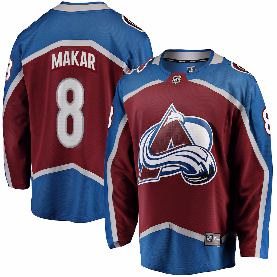 Cale Makar Colorado Avalanche Fanatics Home Breakaway Player Jersey - Maroon - Jersey