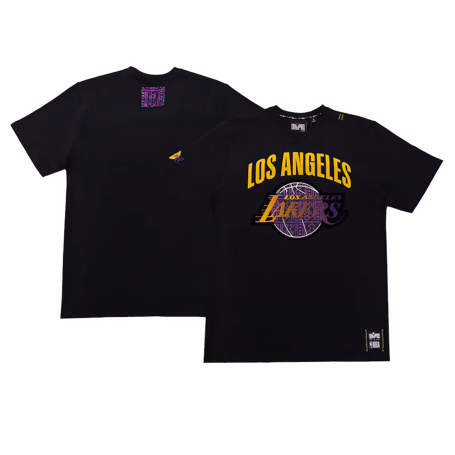 Unisex Los Angeles Lakers  NBA x Two Hype Black Culture & Hoops T-Shirt - Jersey