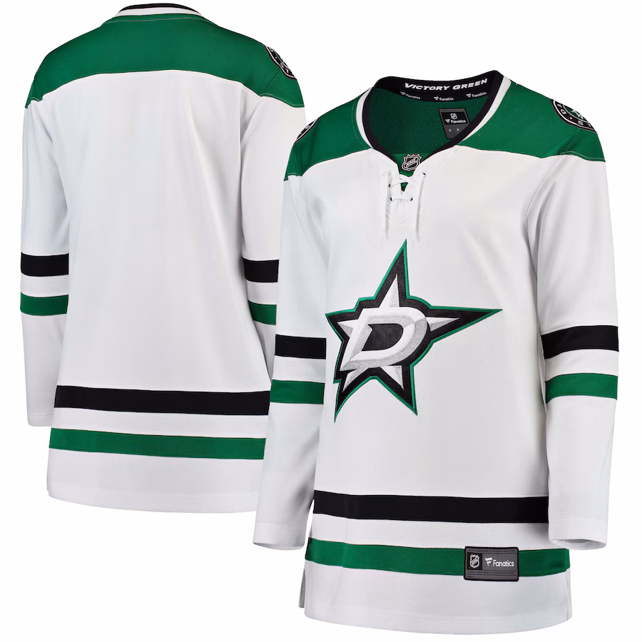 Women's Dallas Stars Fanatics White Away Breakaway Jersey - Jersey