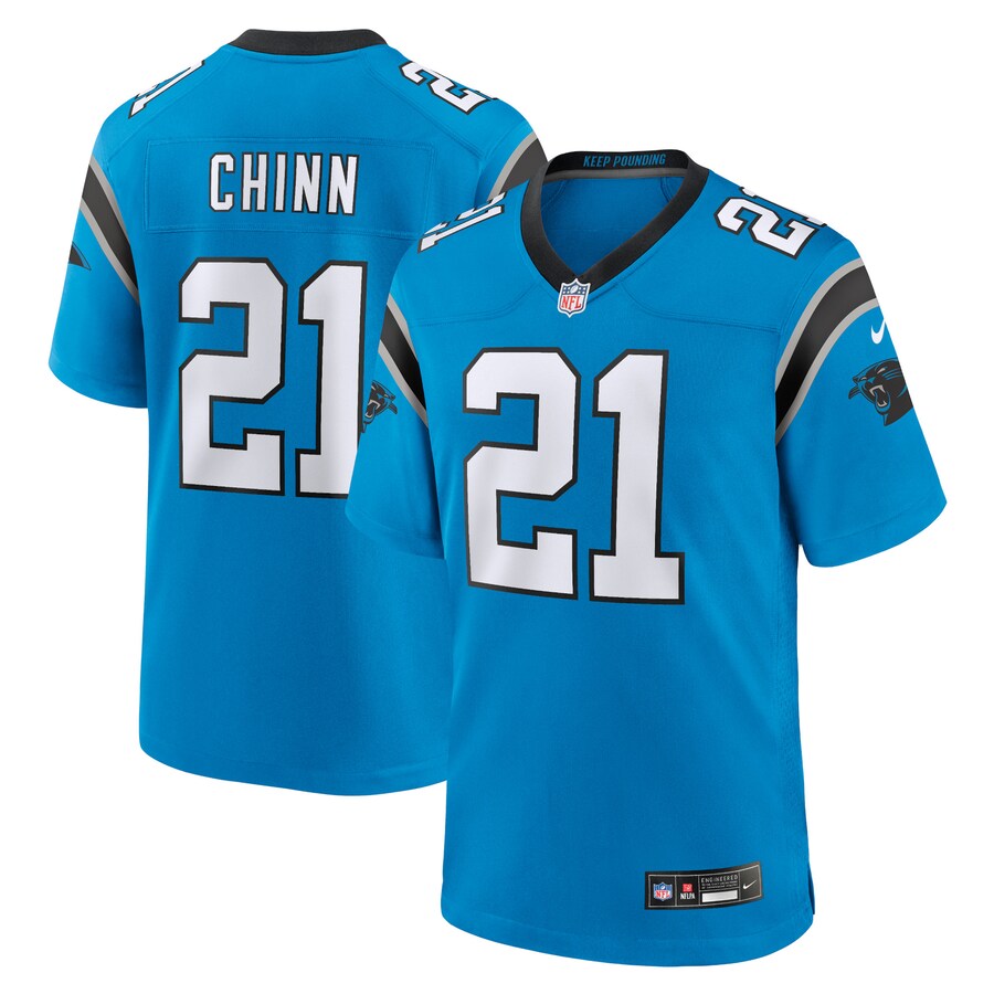 Men's Carolina Panthers Jeremy Chinn Nike Blue Alternate Game Jersey - Jersey