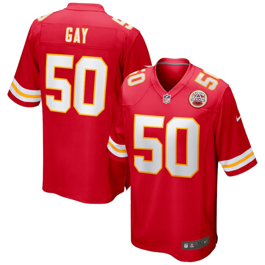 Men's Kansas City Chiefs Willie Gay Nike Red Game Jersey - Jersey