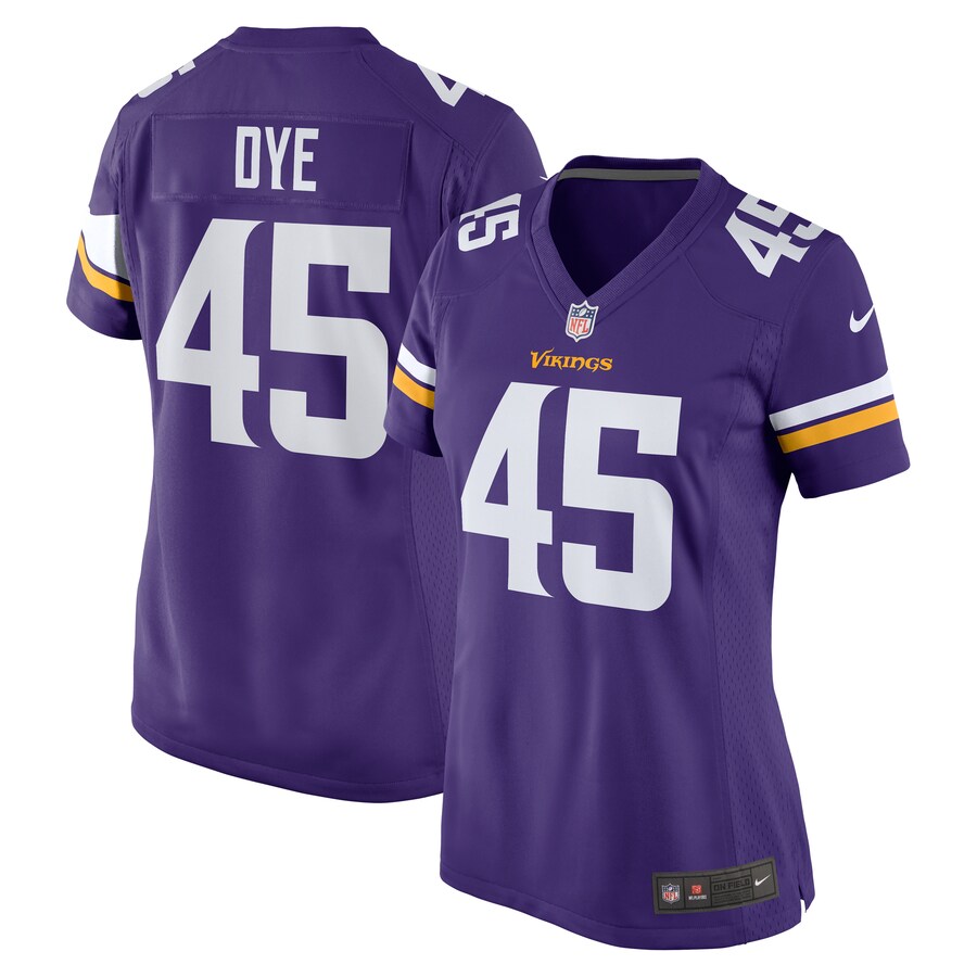 Women's Minnesota Vikings Troy Dye Nike Purple Game Jersey - Jersey