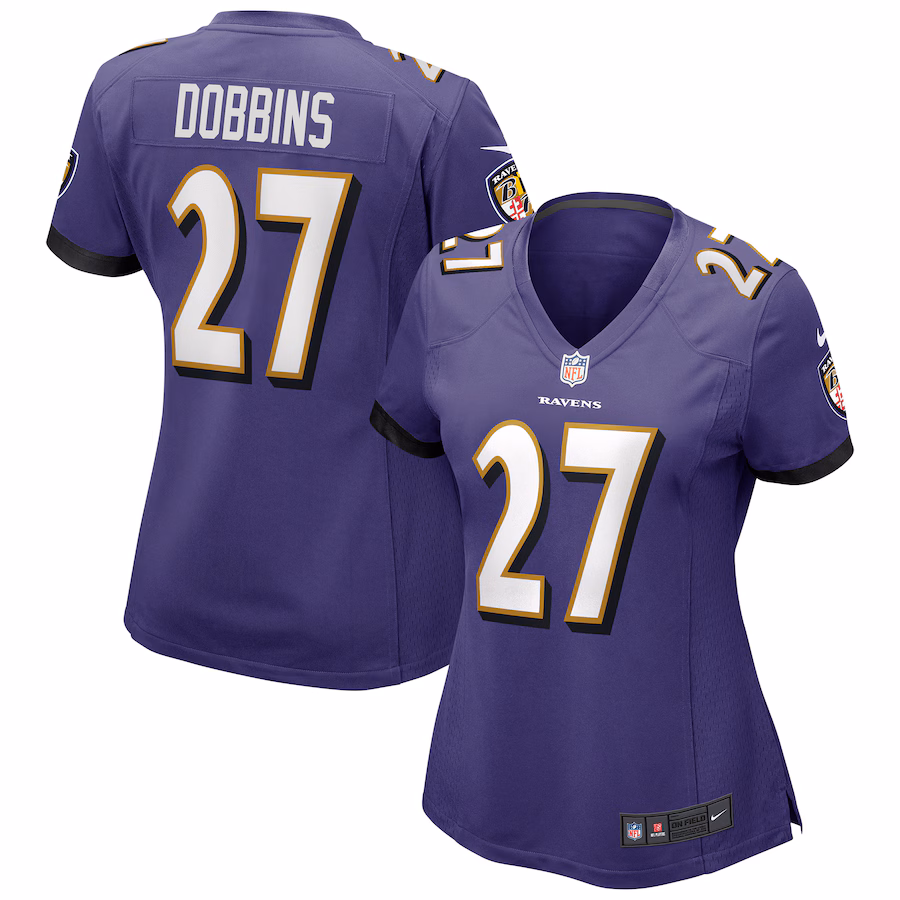 Women's Baltimore Ravens J.K. Dobbins Nike Purple Game Jersey - Jersey