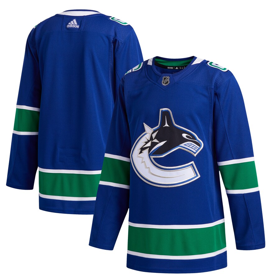 Men's Vancouver Canucks adidas Blue 2019/20 Home Authentic Jersey - Jersey