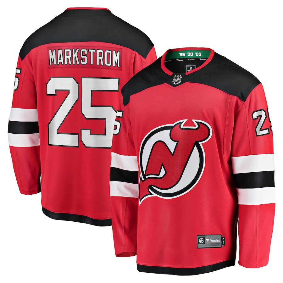 Men's New Jersey Devils Jacob Markstrom Fanatics Red Home Premier Breakaway Player Jersey - Jersey