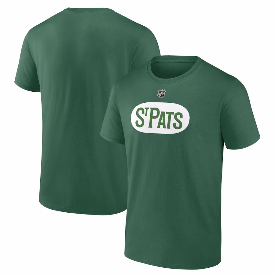 Men's Toronto St. Pats Fanatics Green Primary Graphic T-Shirt - Jersey