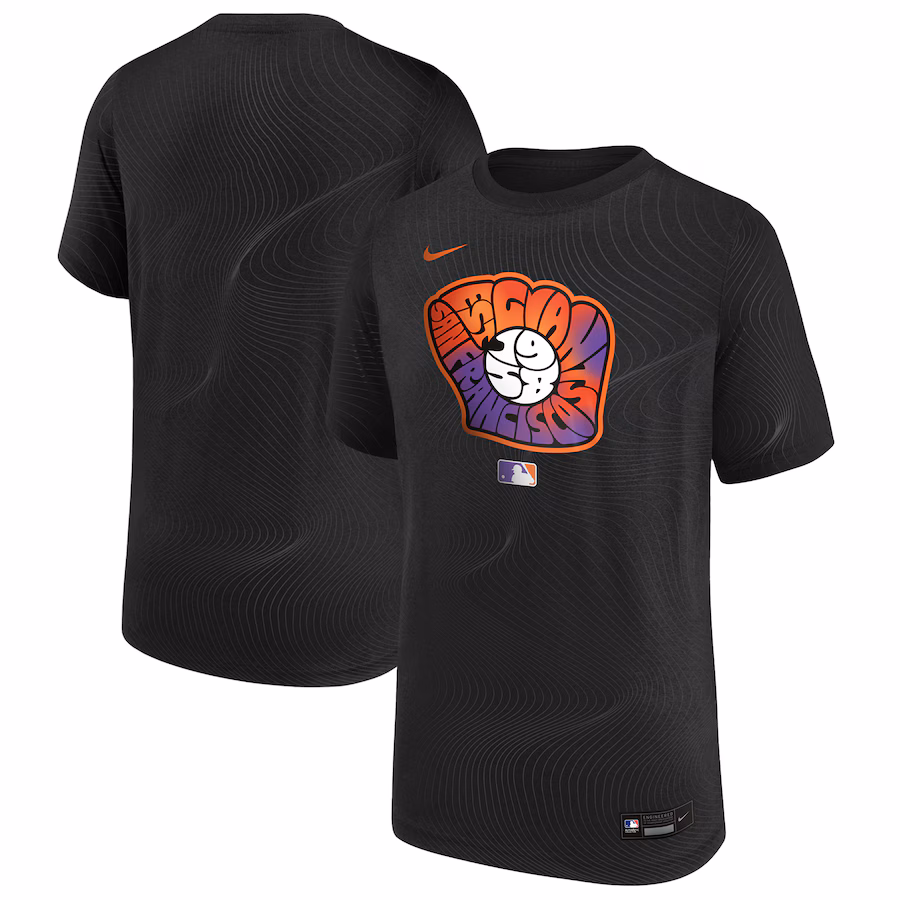 Youth San Francisco Giants Nike Black 2025 City Connect Legend T-Shirt - Jersey