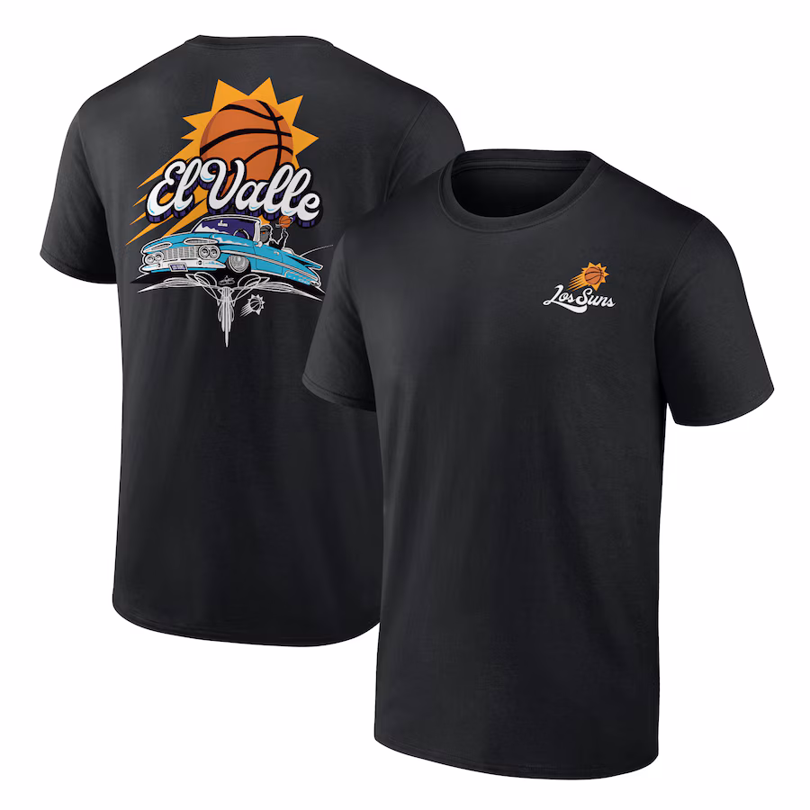Men's Phoenix Suns Black Hispanic Heritage T-Shirt - Jersey