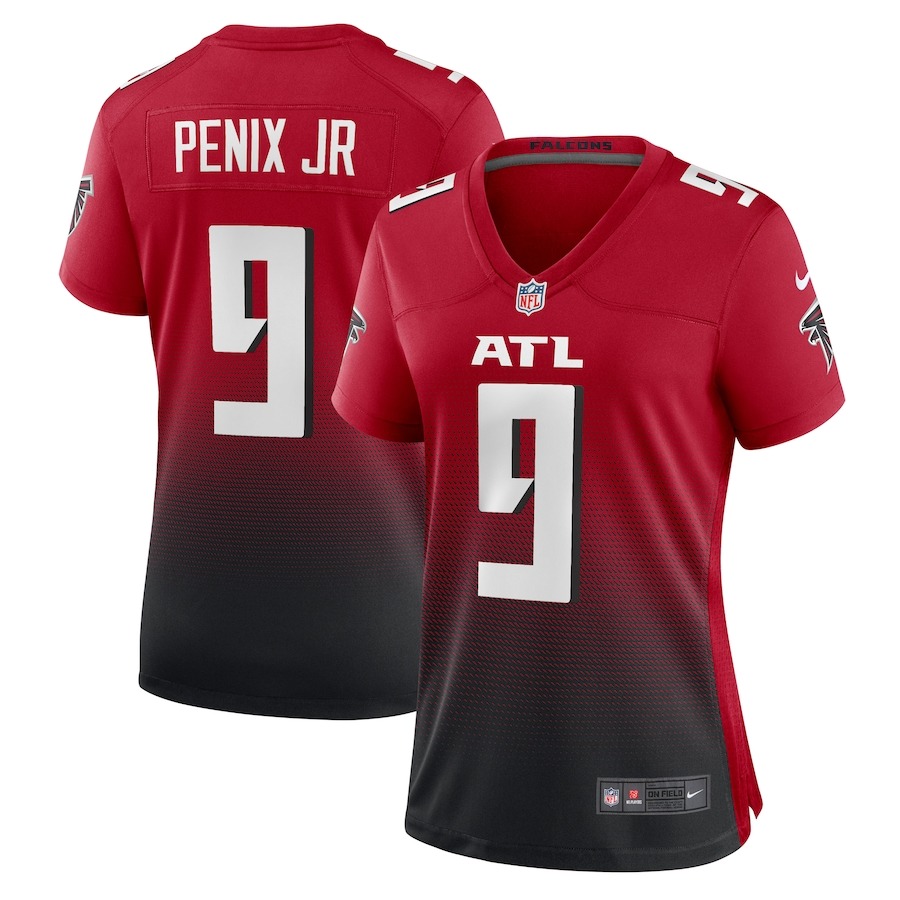 Women's Atlanta Falcons Michael Penix Jr. Nike  Red Alternate Game Jersey - Jersey