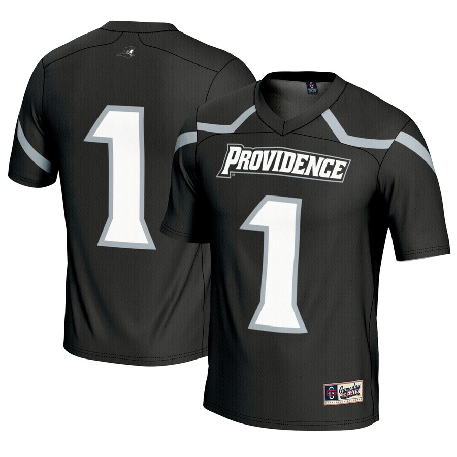 #1 Providence Friars GameDay Greats Lightweight Lacrosse Jersey - Black - Jersey