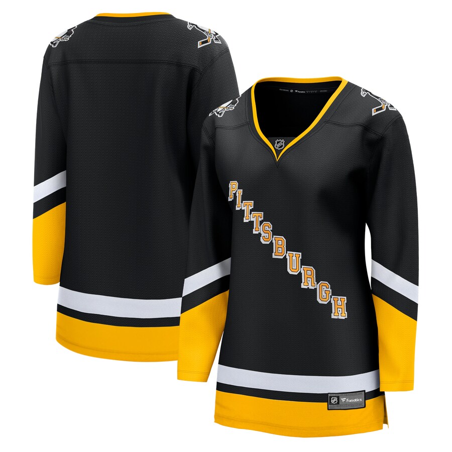 Women's Pittsburgh Penguins Fanatics Branded Black 2021/22 Alternate Premier Breakaway Jersey - Jersey