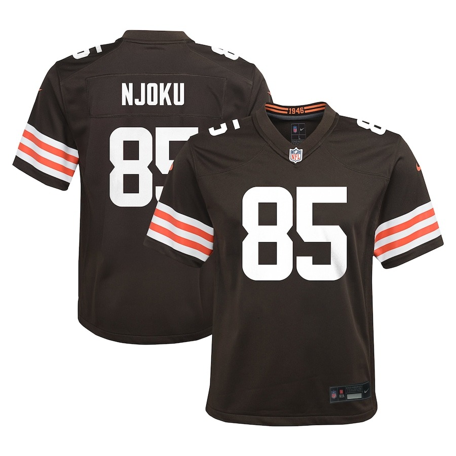 Youth Cleveland Browns David Njoku Nike Brown Game Jersey - Jersey