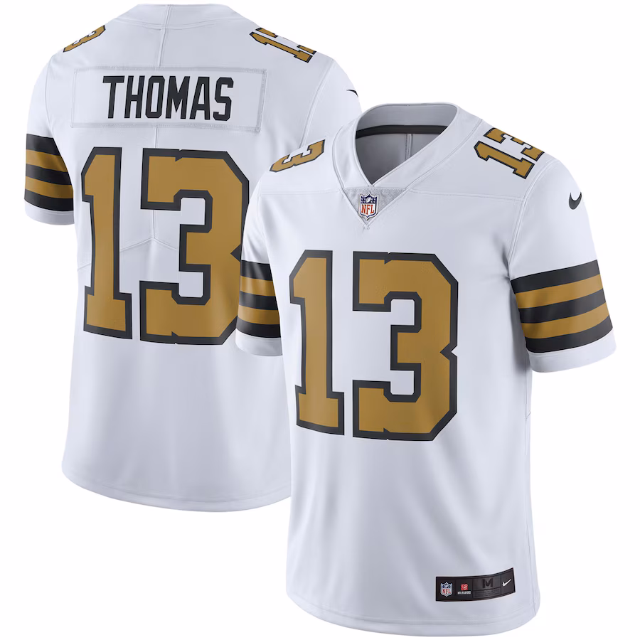 Men's New Orleans Saints Michael Thomas Nike White Vapor Untouchable Color Rush Limited Player Jersey - Jersey